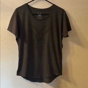Vortex gray graphic tee